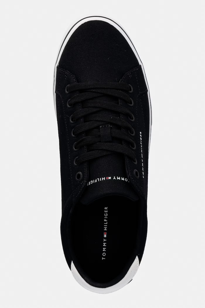 Tommy Hilfiger VULC CORE LONG LACE tenisky pánske čierna FM0FM05688