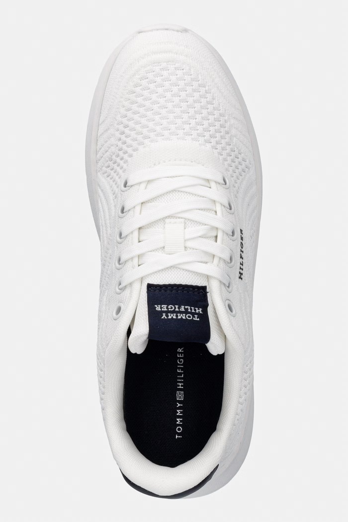 Tommy Hilfiger LIGHTWEIGHT RUNNER MIX sneakersy męskie biały FM0FM05755