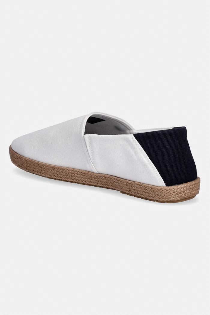 Încălțăminte Tommy Hilfiger espadrile bărbați CORE HILFIGER ESPADRILLE TEXTILE FM0FM05792 alb