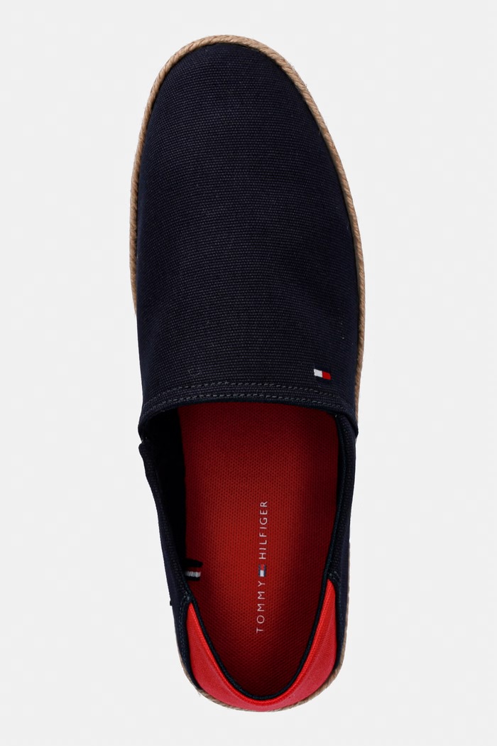 Tommy Hilfiger espadrile bărbați CORE HILFIGER ESPADRILLE TEXTILE bleumarin FM0FM05792