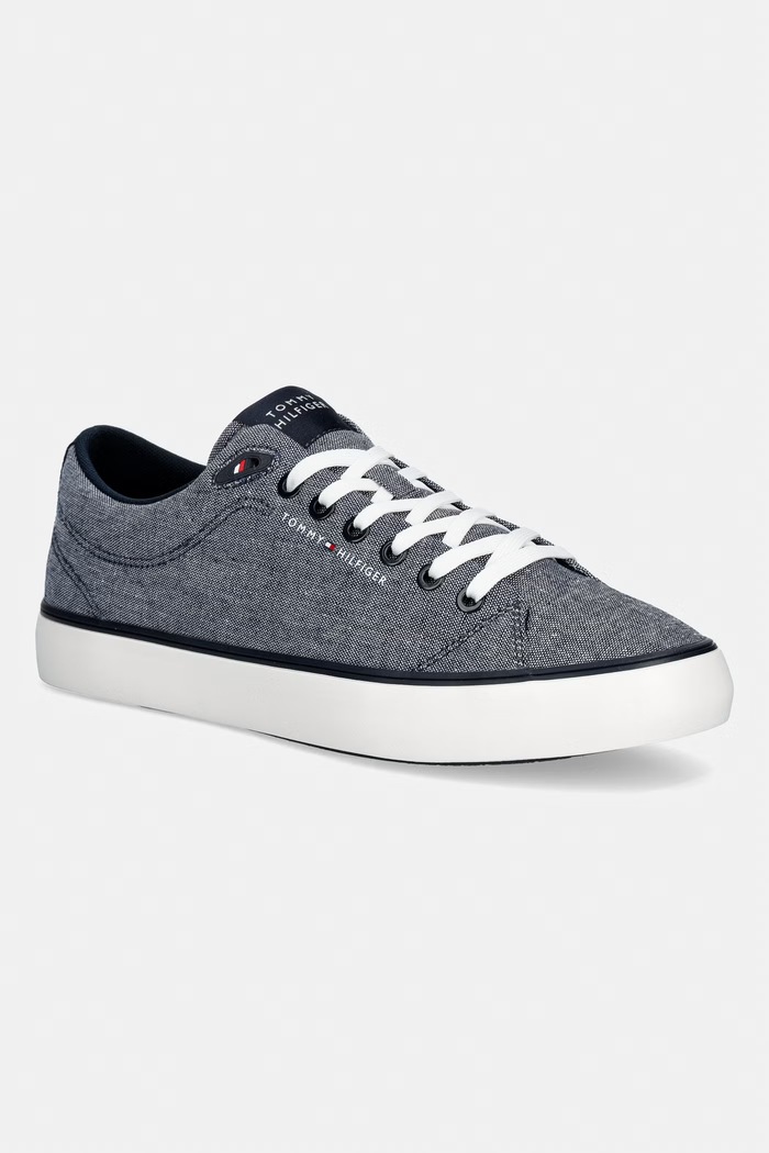 Tommy Hilfiger HARLEM CORE II CHAMBRAY tenisky pánske tmavomodrá FM0FM05818