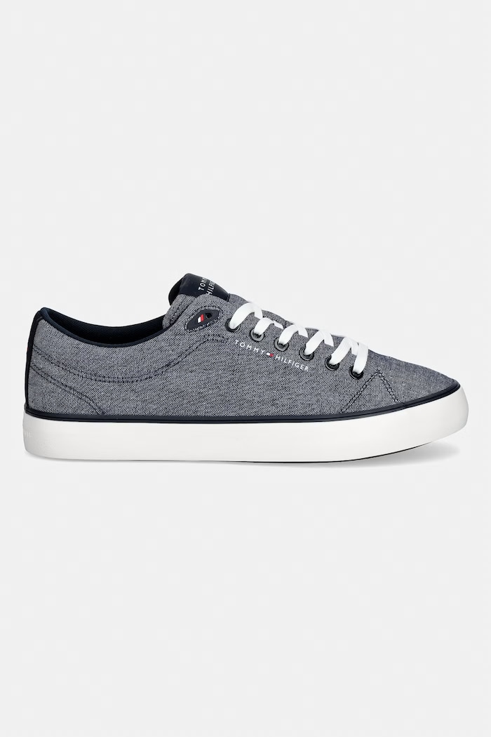 Tommy Hilfiger HARLEM CORE II CHAMBRAY tenisky pánske FM0FM05818 tmavomodrá SS26