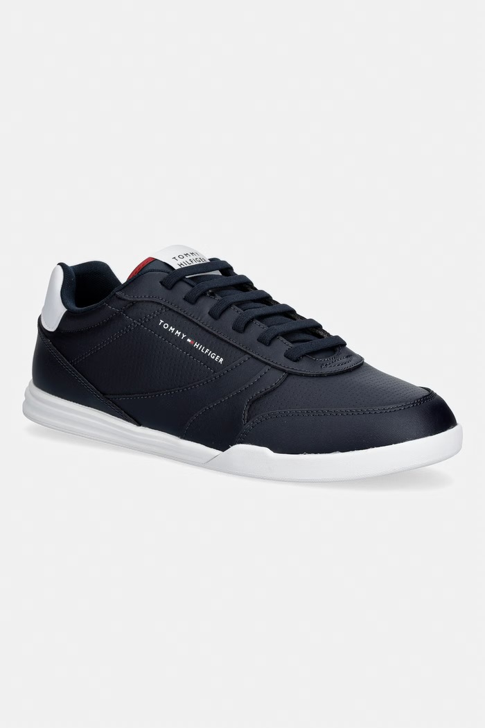 Tommy Hilfiger LOPRO LTH tenisky pánske kožené tmavomodrá FM0FM05827
