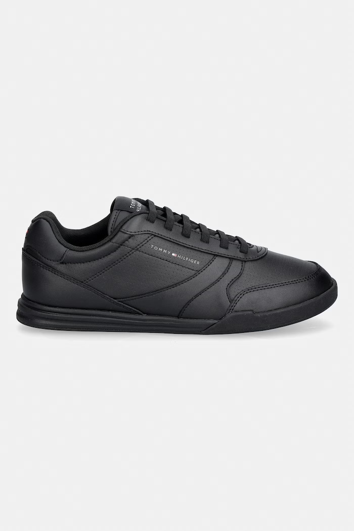 Tommy Hilfiger LOPRO LTH sneakersy męskie skórzane FM0FM05827 czarny SS26