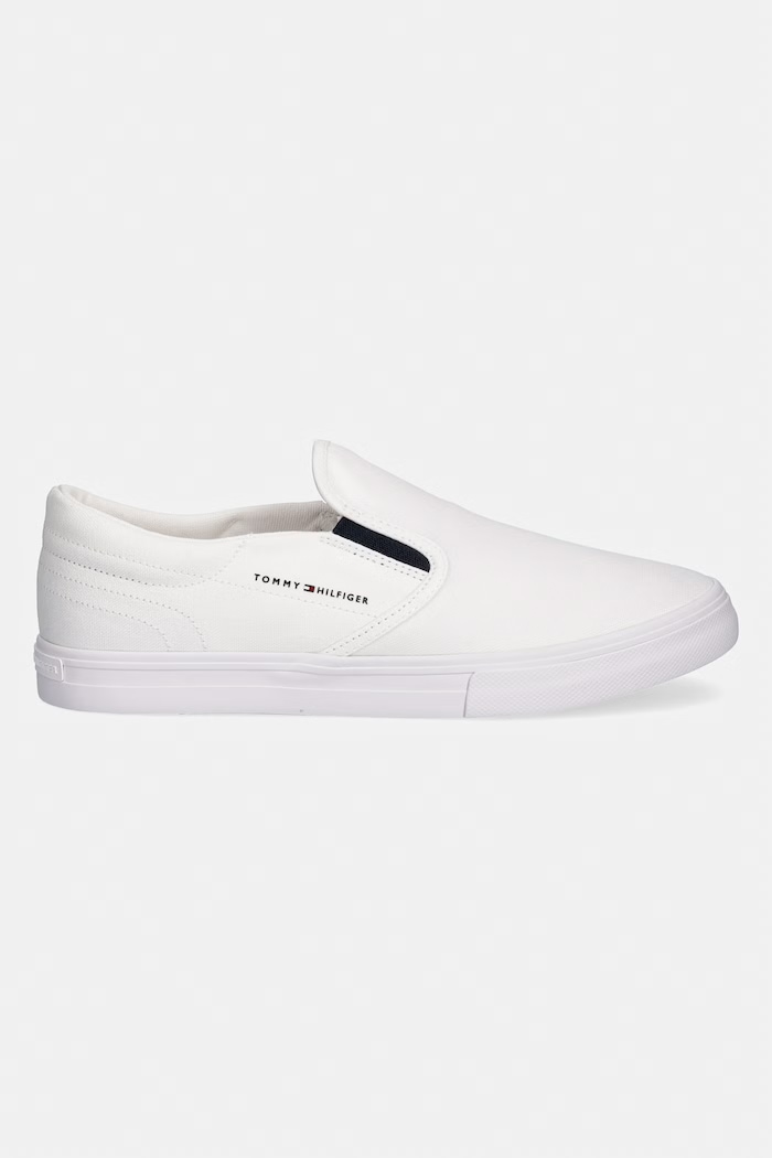 Tommy Hilfiger VULC CORE SLIP ON tenisky pánske FM0FM05689 biela SS26