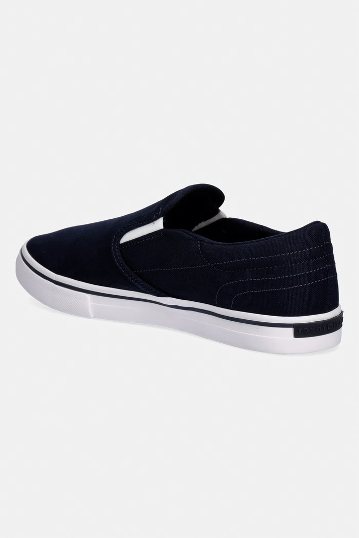 Obuv Tommy Hilfiger VULC CORE SLIP ON tenisky pánske FM0FM05689 tmavomodrá