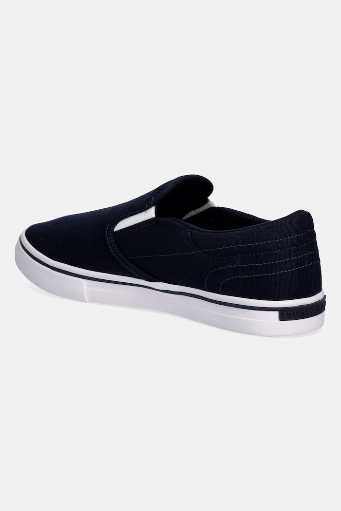 Obuv Tommy Hilfiger VULC CORE SLIP ON tenisky pánske FM0FM05689 tmavomodrá