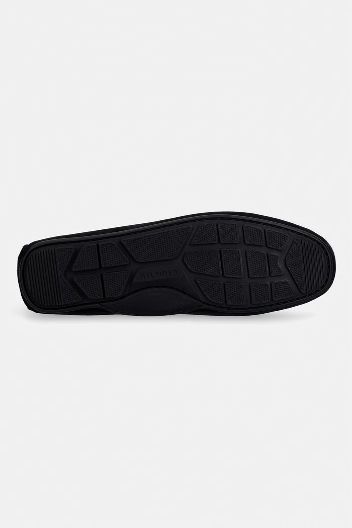 Tommy Hilfiger mokasyny męskie zamszowe CORE HILFIEGR SUEDE DRIVER FM0FM05789 granatowy