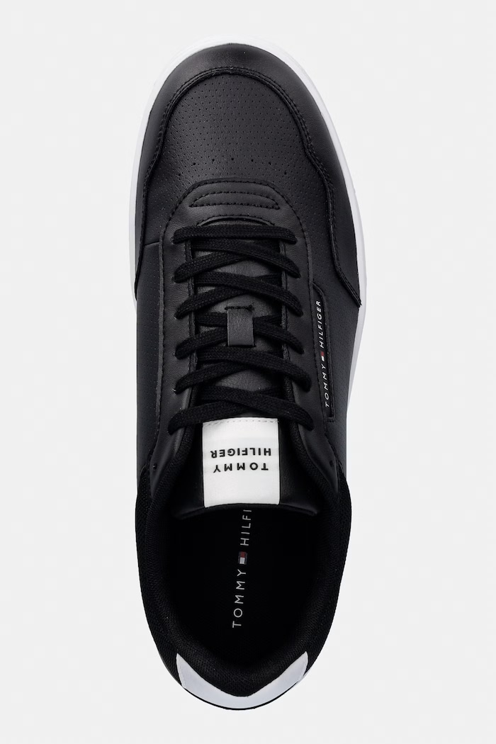 Tommy Hilfiger BASKET CORE LITE LTH sneakers pentru bărbați, din piele negru FM0FM05868