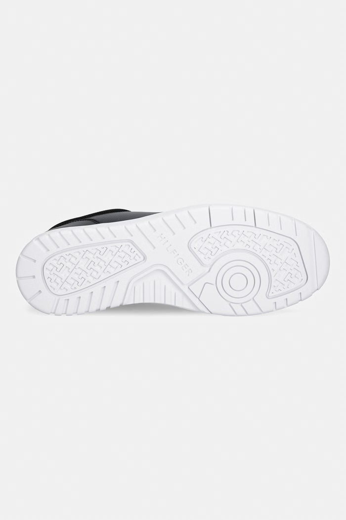 Tommy Hilfiger BASKET CORE LITE LTH sneakers pentru bărbați, din piele FM0FM05868 negru