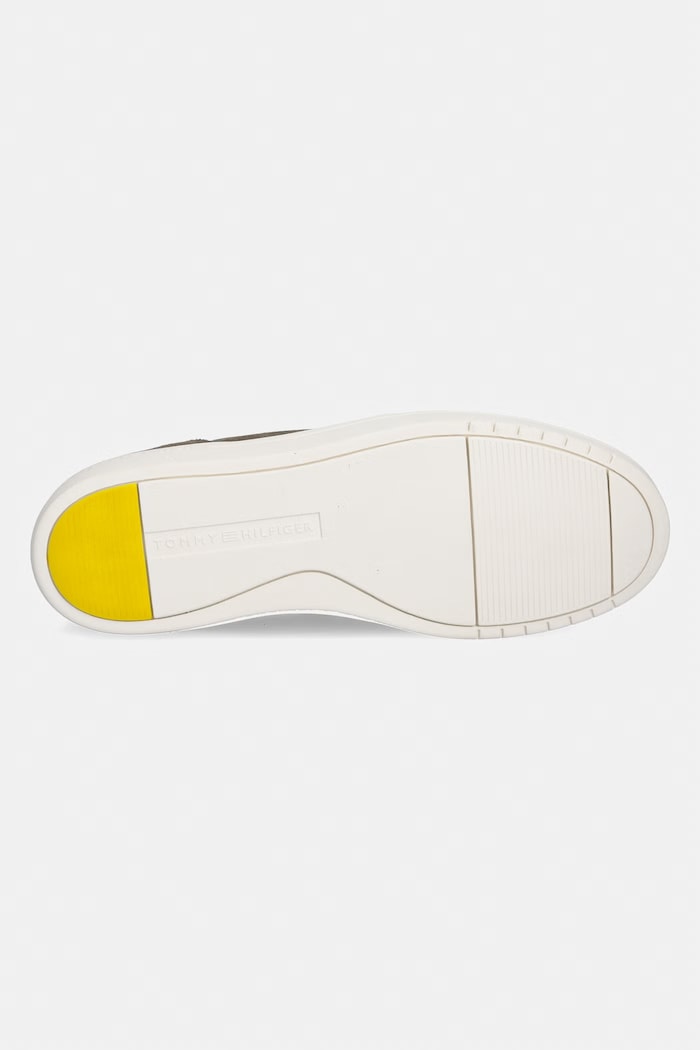 Tommy Hilfiger mokasyny męskie zamszowe MODERN LIGHT HYBRID SUEDE LOAFER FM0FM05786 zielony