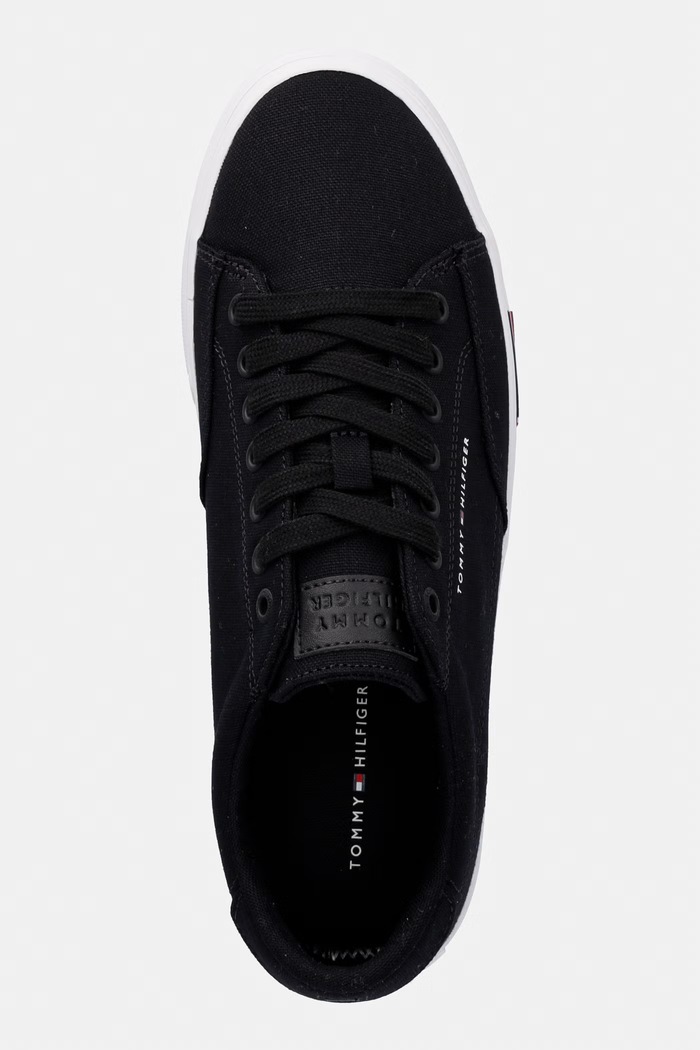 Tommy Hilfiger VULC CORE RWB LONG LACE CVS tenisówki męskie czarny FM0FM05813