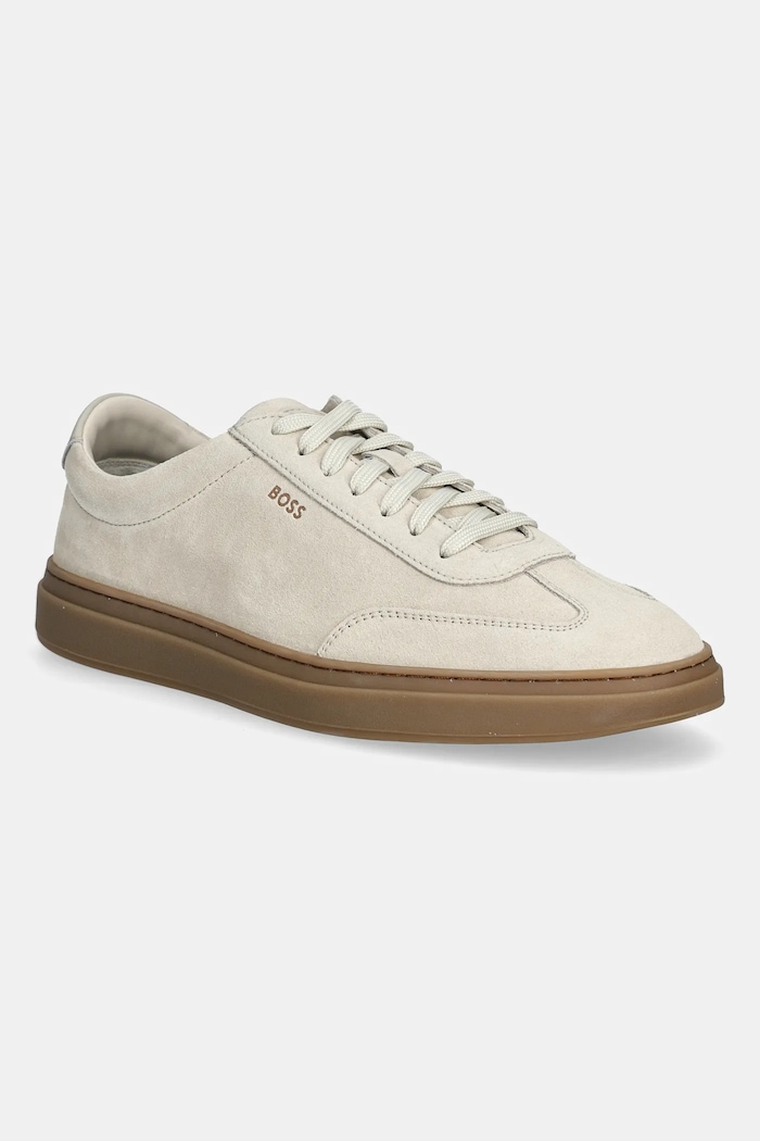BOSS sneakers din piele întoarsă Kieran altele bej 50554611.132