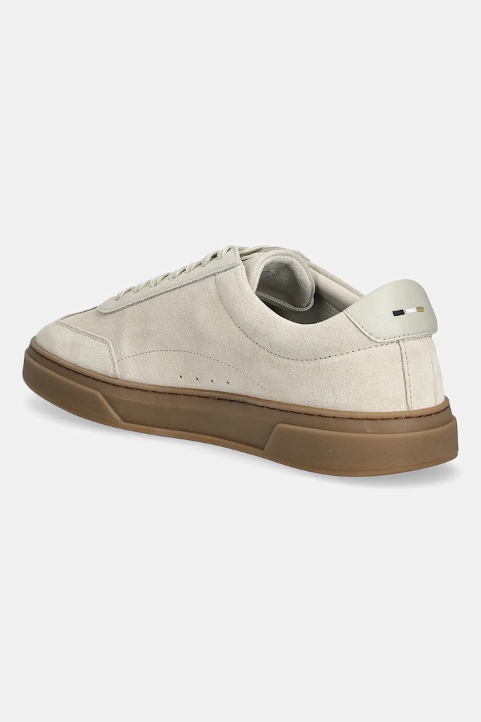 Încălțăminte BOSS sneakers din piele întoarsă Kieran 50554611.132 bej