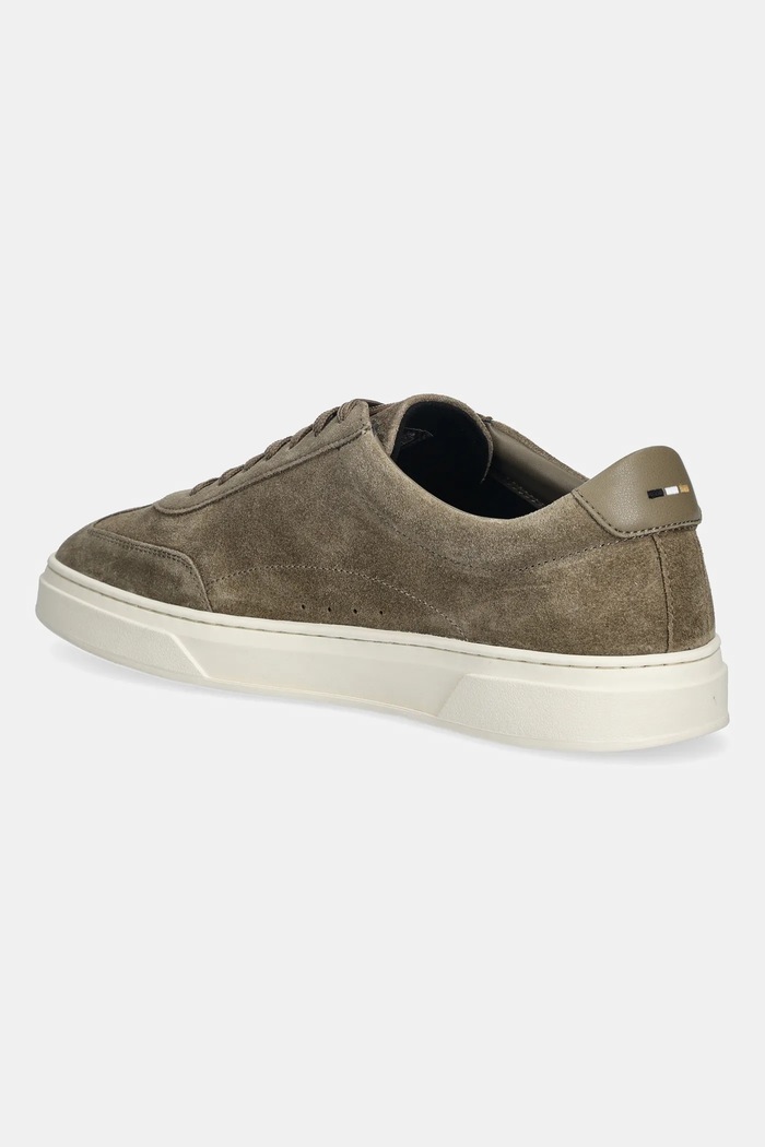 Încălțăminte BOSS sneakers din piele întoarsă Kieran 50554611.301 verde