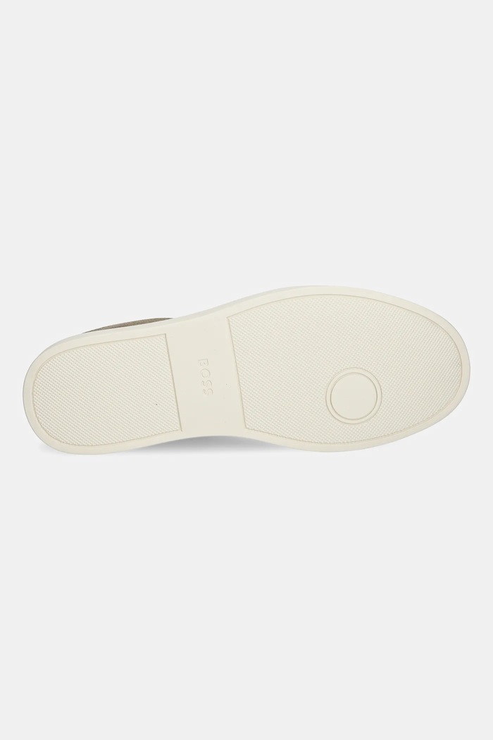 BOSS sneakers din piele întoarsă Kieran 50554611.301 verde