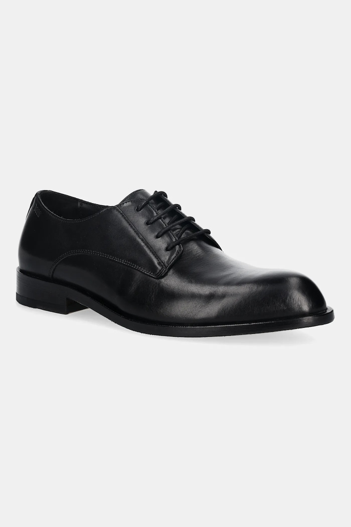 Kožené poltopánky BOSS Tayil-L elegantné čierna 50557628.001