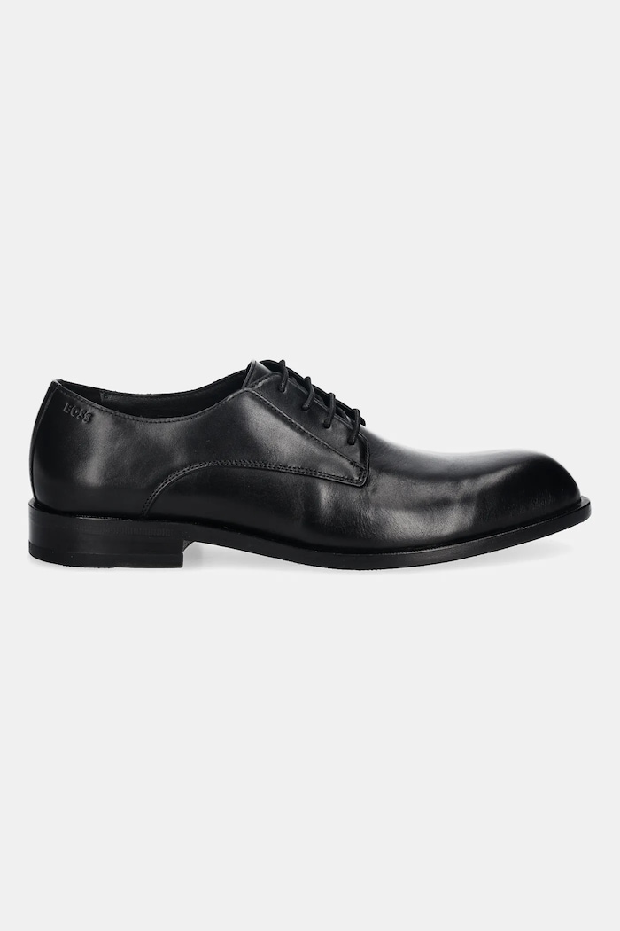 Kožené poltopánky BOSS Tayil-L 50557628.001 čierna SS26
