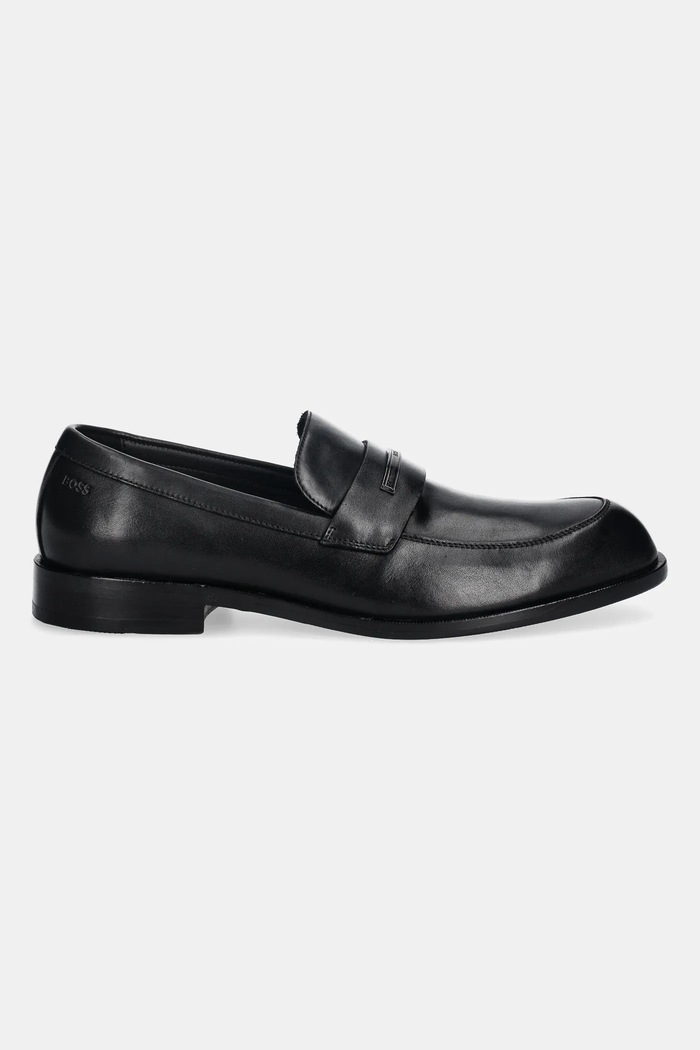 BOSS mocasini de piele Tayil-L 50557630.001 negru SS26