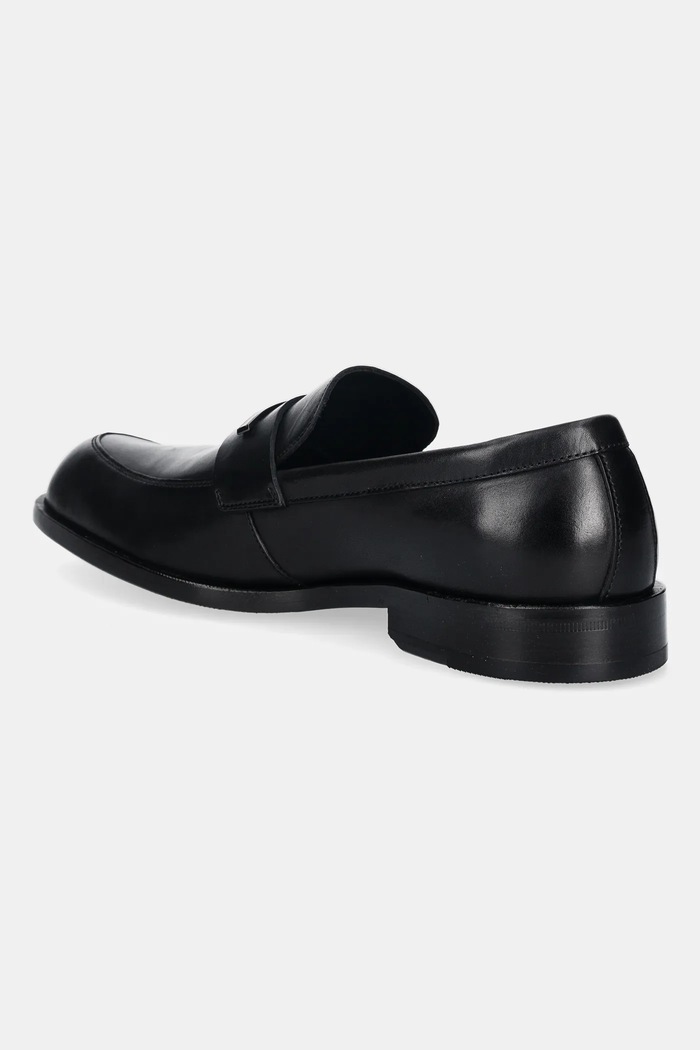 Încălțăminte BOSS mocasini de piele Tayil-L 50557630.001 negru
