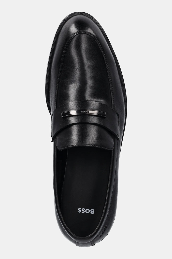 BOSS mocasini de piele Tayil-L negru 50557630.001