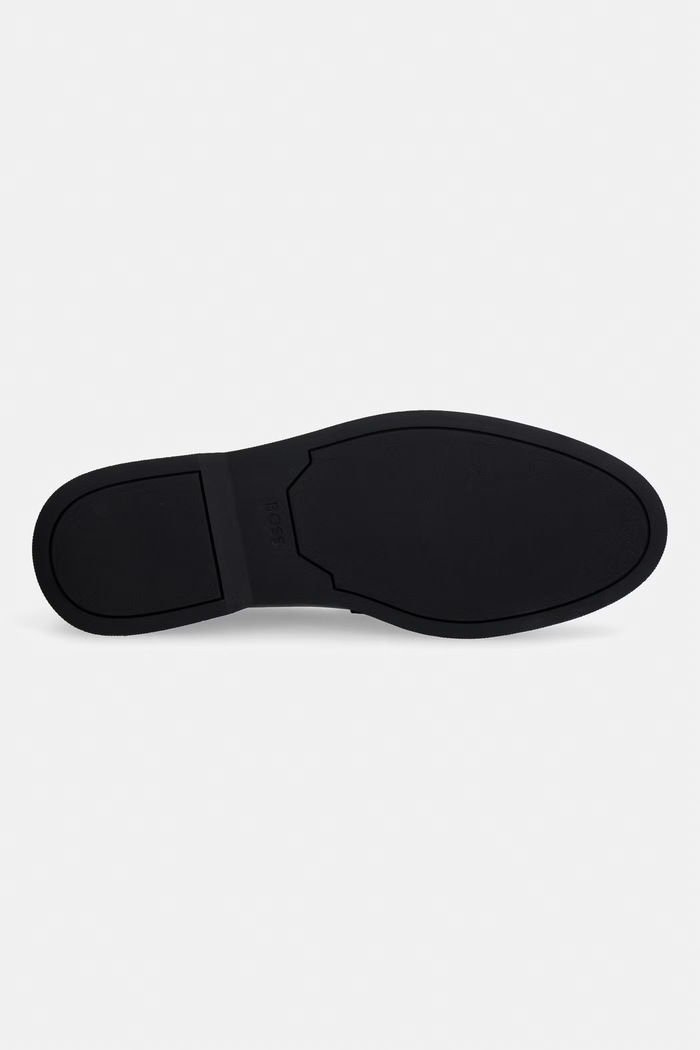 BOSS mocasini de piele Sienne 50557667.001 negru