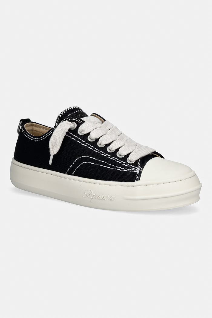 Represent REP-CAP πάνινα sneakers Ανδρικά μαύρο MLM100788.01