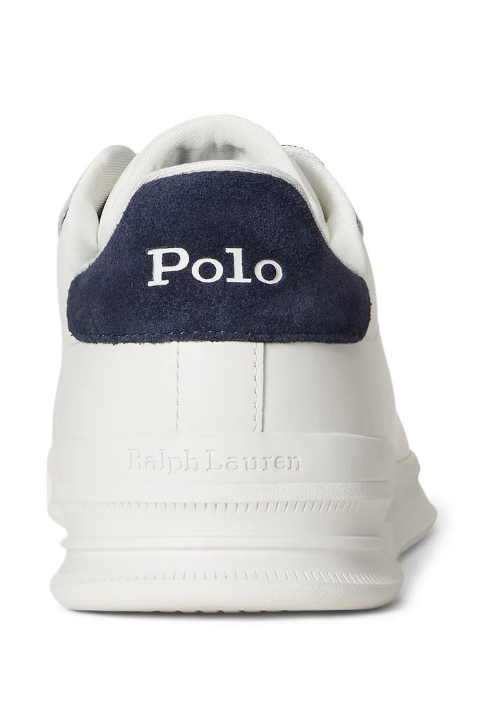 Παπούτσια Δερμάτινα sneakers Polo Ralph Lauren Hrt Crt II 809P01615002.410 λευκό