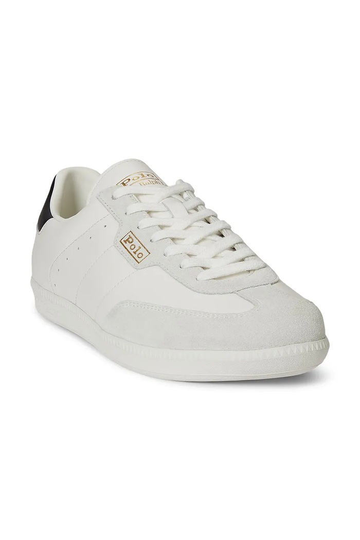 Polo Ralph Lauren sneakersy skórzane Field Ct 200 809P01642001.100 biały SS26