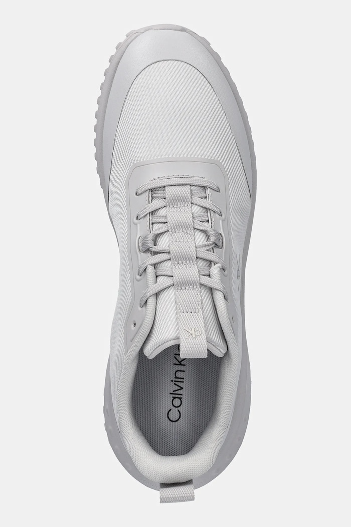Tenisky Calvin Klein EVA RUNNER LACE UP MAT MIX biela YM0YM01442
