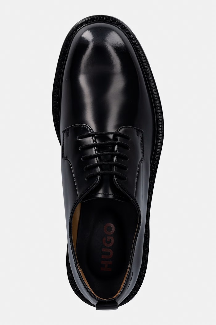 HUGO pantofi de piele Lysander negru 50557697.003