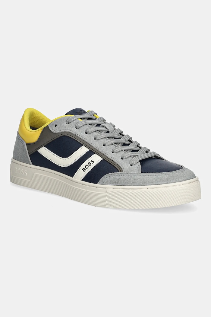 BOSS Orange sneakers Rhys imitatie de piele intoarsa gri 50562799.074