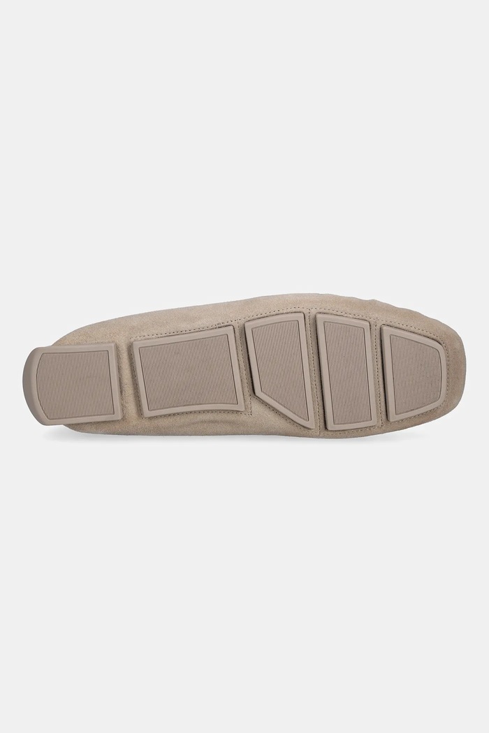 Calvin Klein velúr mokaszin DRIVER TASSELS SU HM0HM02028 bézs