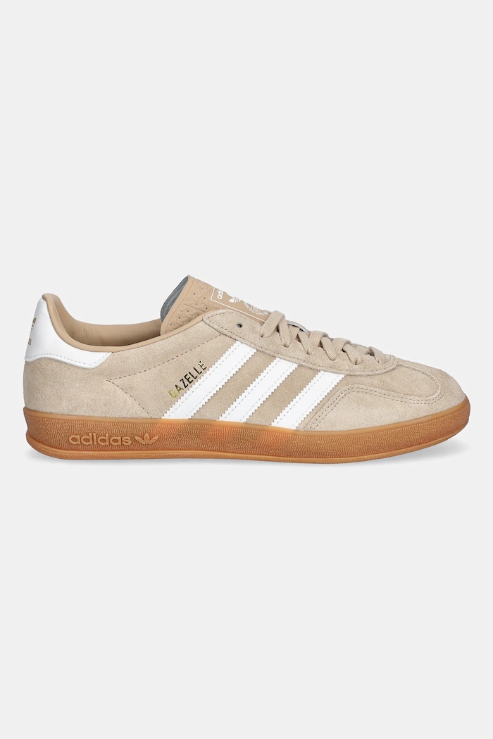 Semišové tenisky adidas Originals Gazelle Indoor HQ5154 béžová SS26