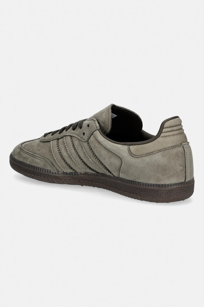 Obutev Superge iz nubuka adidas Originals Samba Og IH4389 zelena