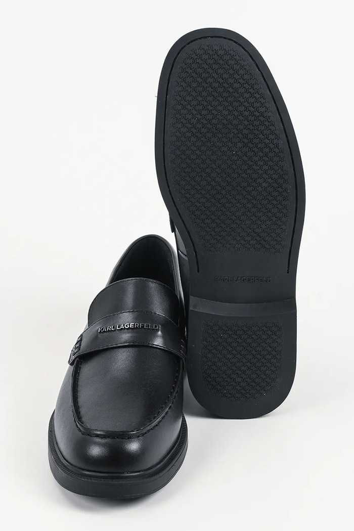 Karl Lagerfeld bőr mokaszin KORI KL21410.000 fekete