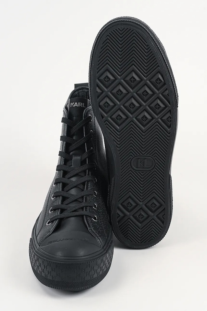 Kožené tenisky Karl Lagerfeld KAMPUS MAX III KL50446G.007 čierna