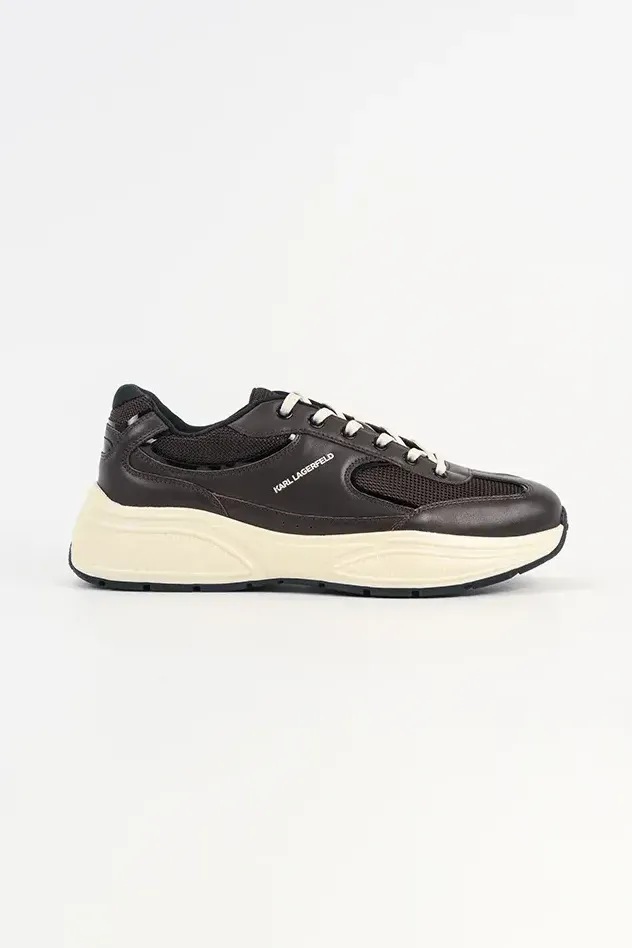 Karl Lagerfeld sportcipő VESTA nappa bőr barna KL52715.444