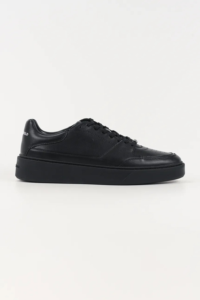 Kožené tenisky Karl Lagerfeld FLINT II iný čierna KL53329.00X