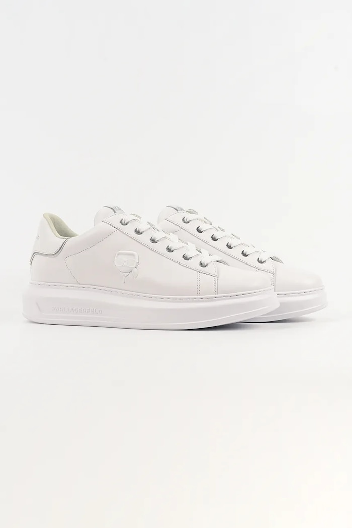 Кожени маратонки Karl Lagerfeld KAPRI NFT KL52570N.01W бял SS26