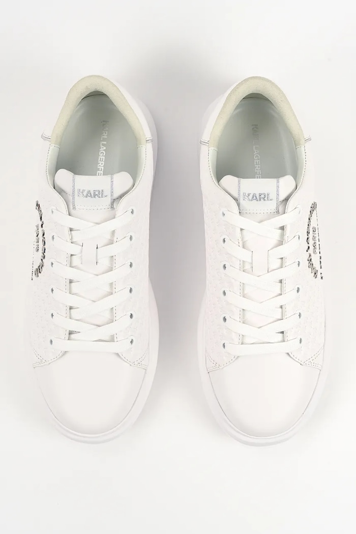 Кожени маратонки Karl Lagerfeld KAPRI KL бял KL52536K.011