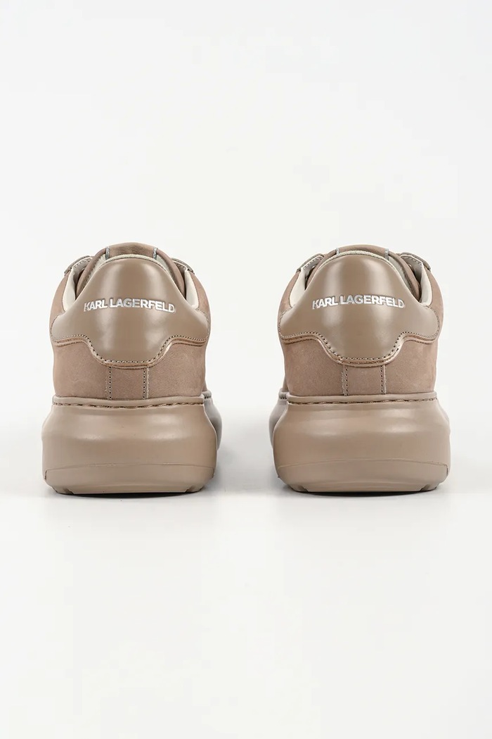 Obuwie Karl Lagerfeld sneakersy nubukowe KAPRI LUG RSG KL57522.2TN beżowy
