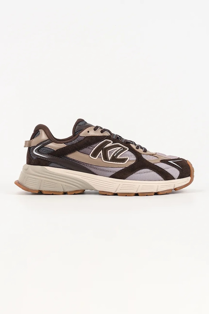 Karl Lagerfeld sportcipő ORION nappa bőr barna KL55521C.44T