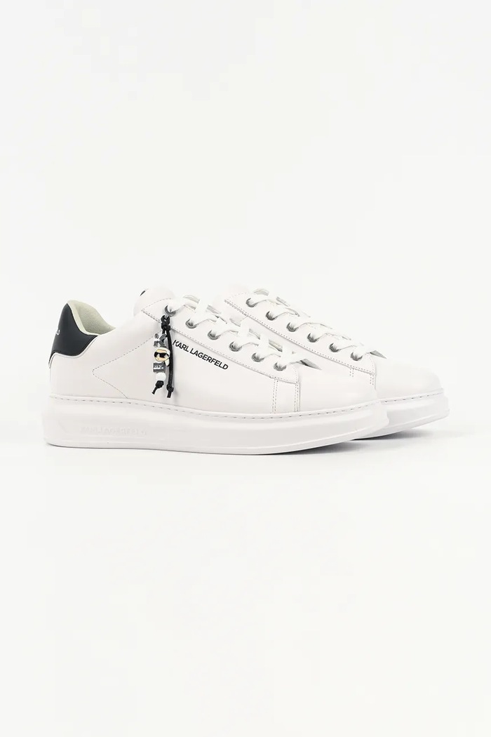 Karl Lagerfeld sneakersy skórzane KAPRI KL52516.011 biały SS26