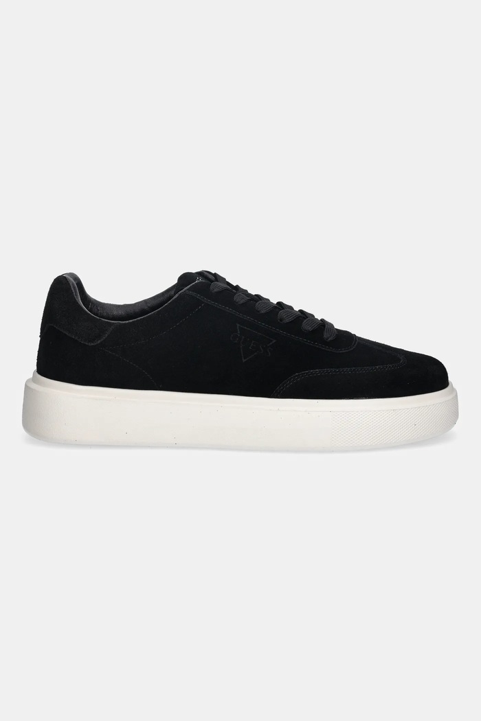 Замшевые кроссовки Guess PLAZA FMFPLA.SUE12.BLACK чёрный SS26