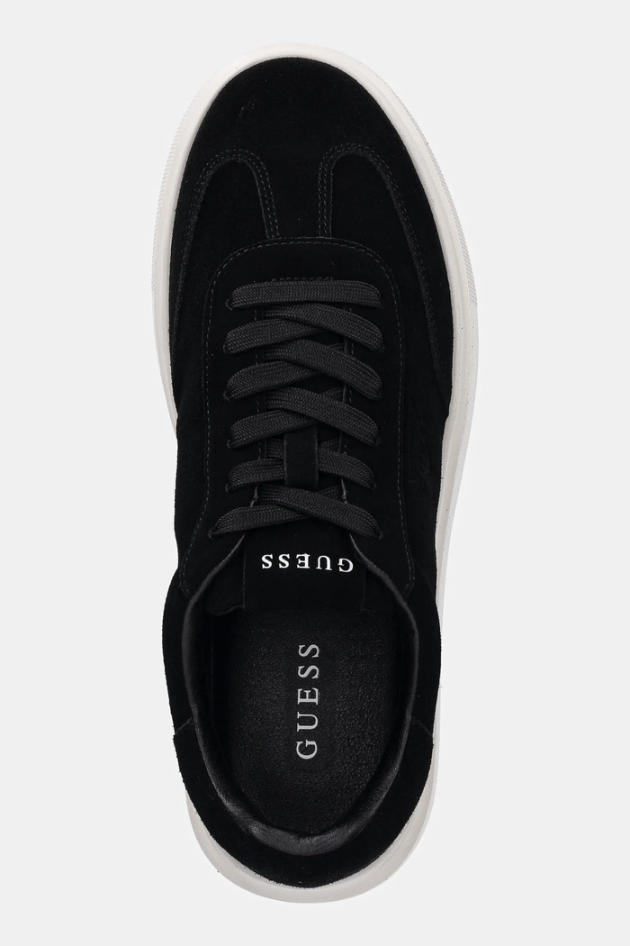 Замшевые кроссовки Guess PLAZA чёрный FMFPLA.SUE12.BLACK