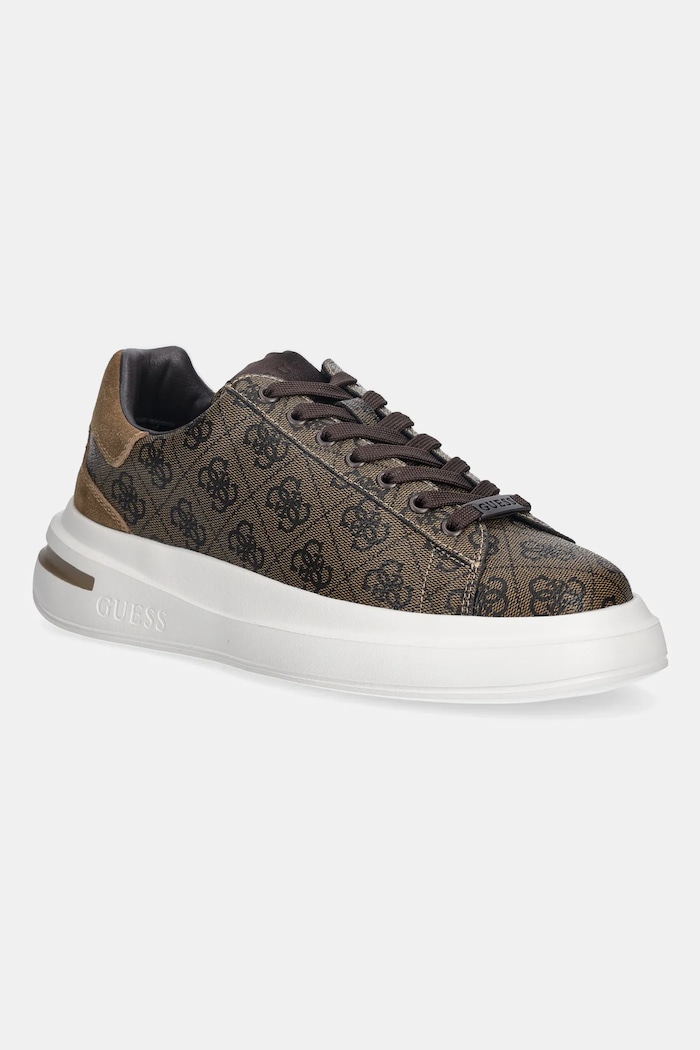 Guess sneakersy ELBA syntetyczny brązowy FMPELA.FAL12.BROWN