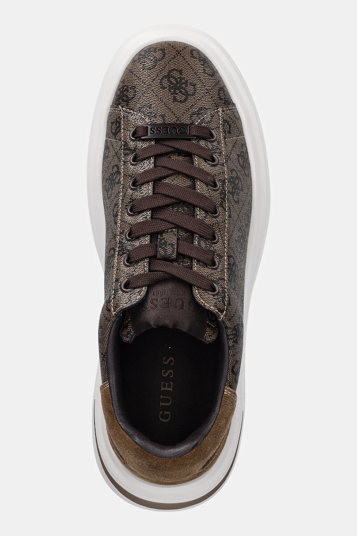 Guess sneakersy ELBA brązowy FMPELA.FAL12.BROWN