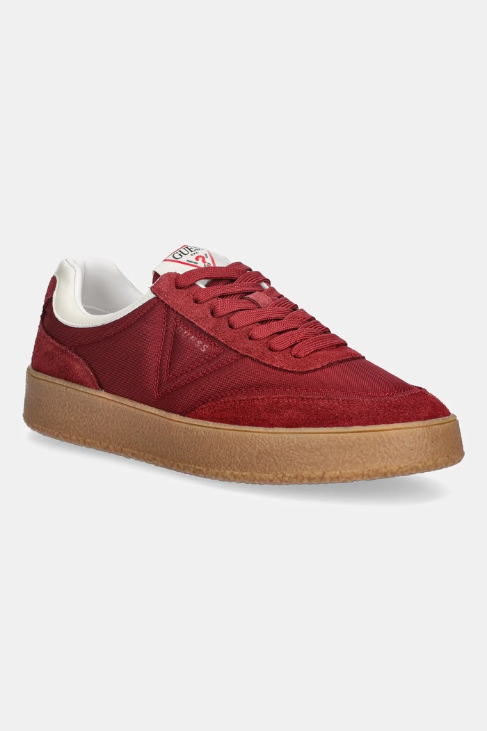 Tenisky Guess WIMOH imitácia kože burgundské FMPWIM.FAB12.RED