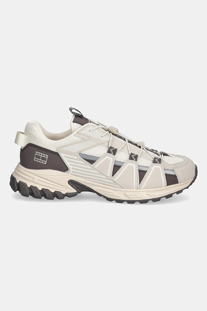 Tenisky Tommy Jeans TJM OUTDOOR RUNNER EM0EM01667 béžová SS26